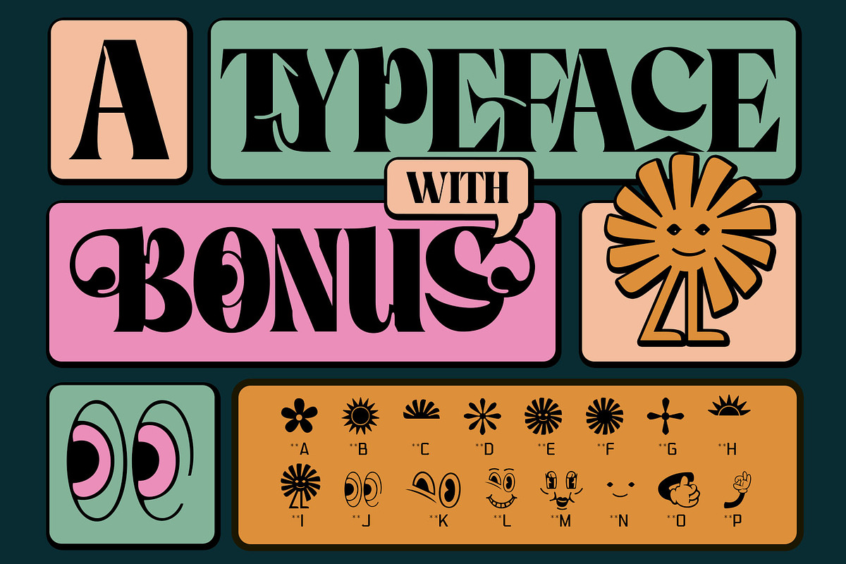 Boogie Soul Typeface, a Serif Font by alit design (Photo 3 of 18)