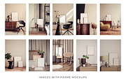Video&Photo Frame mockups. Interior, a Print Template by Una Matison (Thumbnail 3 of 22)
