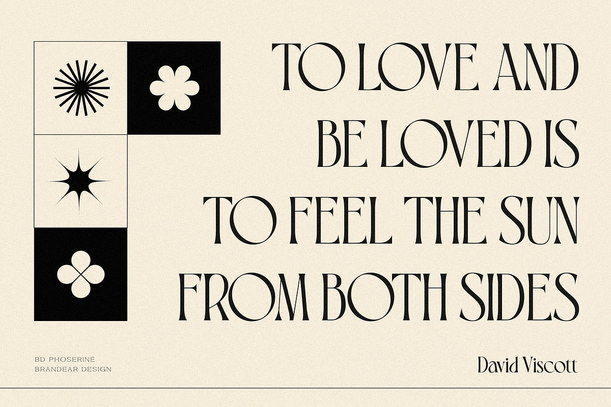 BD PHOSERINÉ | Display Serif, a Serif Font by Brandear Design (Photo 3 of 23)