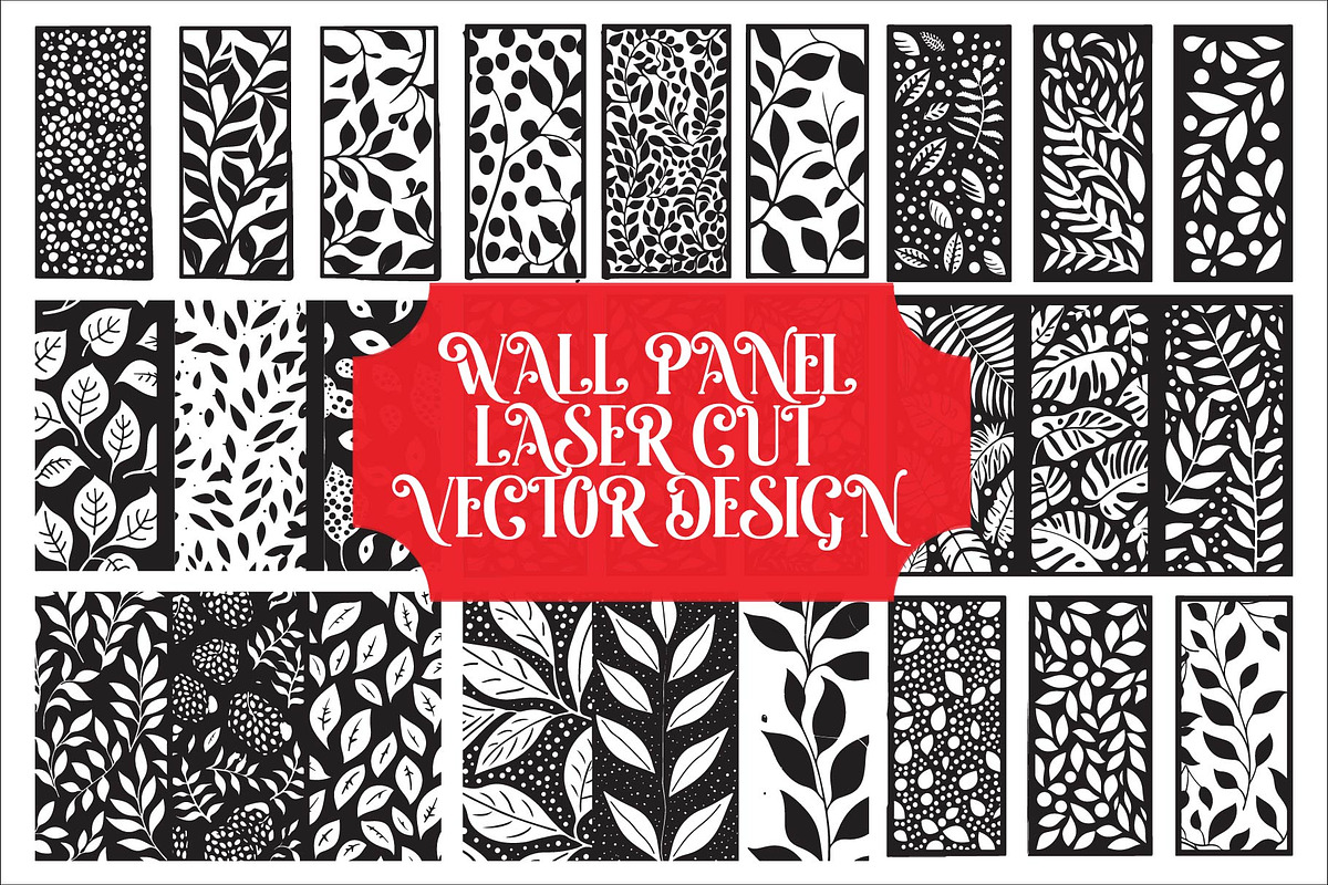Wall panel laser cut design vector, an Illustration by Amazin_art (Photo 1 of 10)