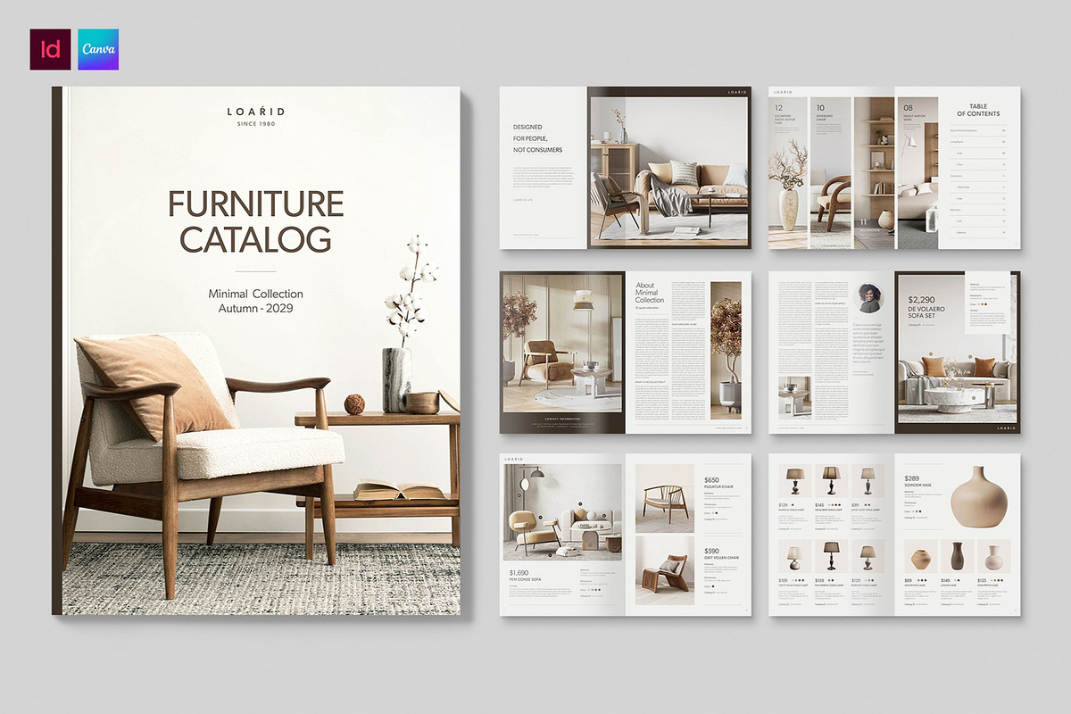 Furniture Catalog, a Brochure Template by BrandPacks
