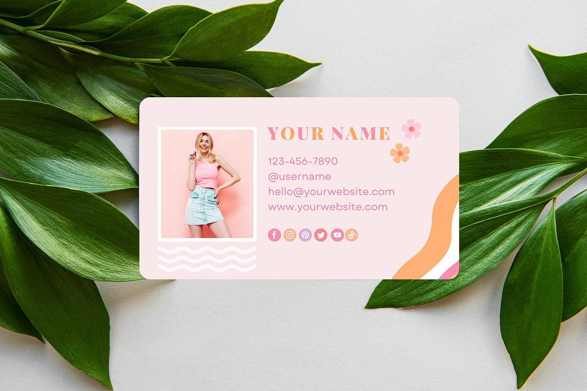 Pastel Business Card Template, a Business Card Template by SunshineStudioBoutique (Photo 6 of 9)
