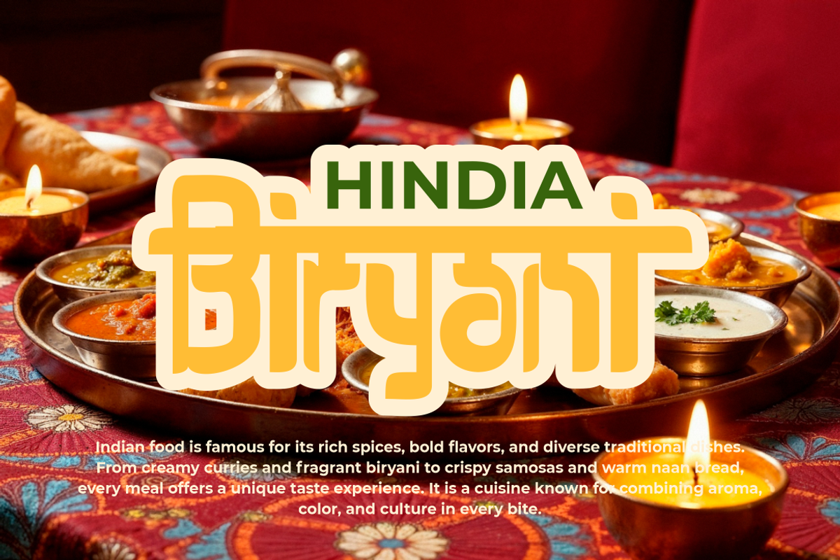 Mandraya Hindi Style Font, a Font by PutraCetol Studio (Photo 4 of 5)