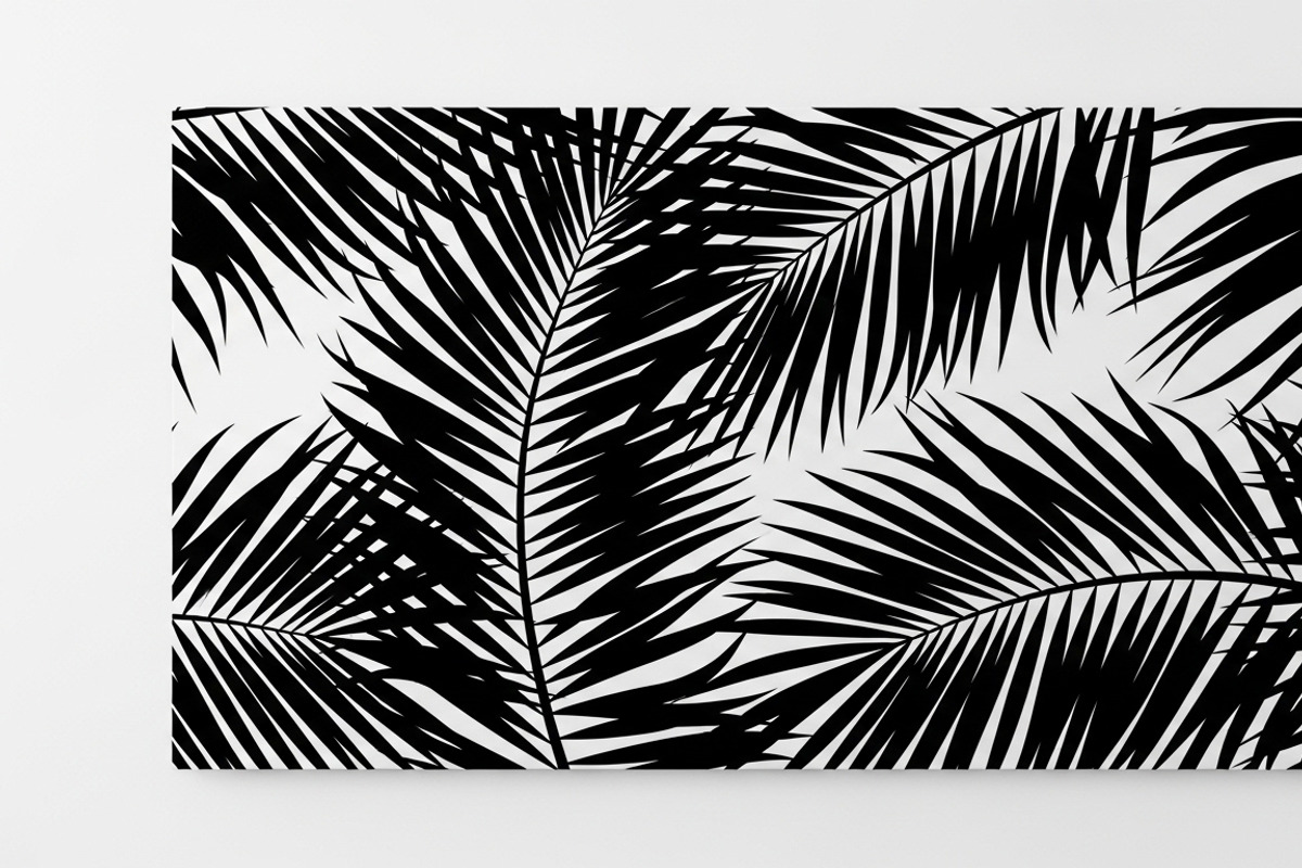 Stylish tropical palm wall decor, an Illustration by Amazin_art (Photo 7 of 33)