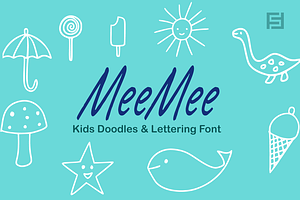 MeeMee Kids Doodles & Lettering Font