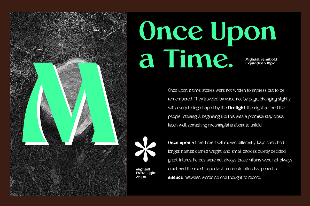 Mighast | 45 Fonts, a Serif Font by MasaType (Photo 5 of 13)