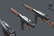 WWII Weapon Pack, an Object 3D Model by Beatheart Creative Studio (Thumbnail 13 of 15)