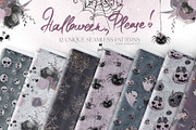 Kawaii Halloween Seamless Patterns, a Pattern Graphic by KaramfilaS (Thumbnail 1 of 32)