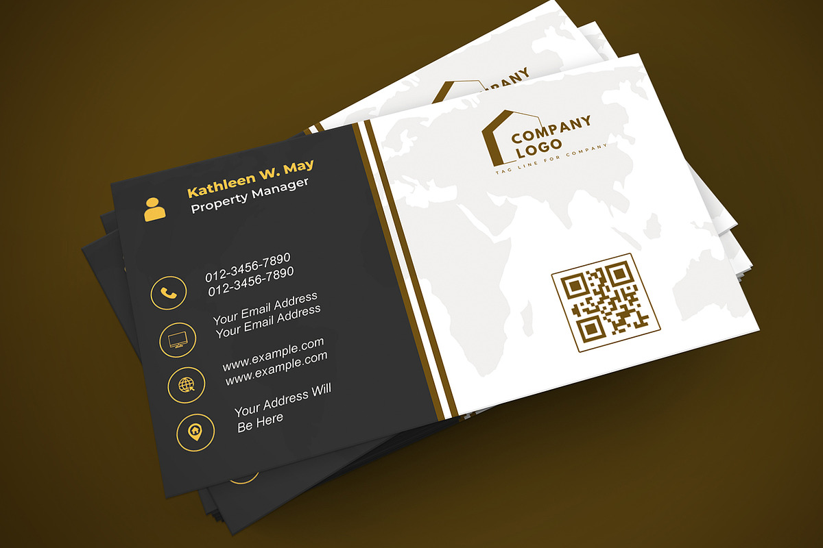 Clean Business Card Template preview 7