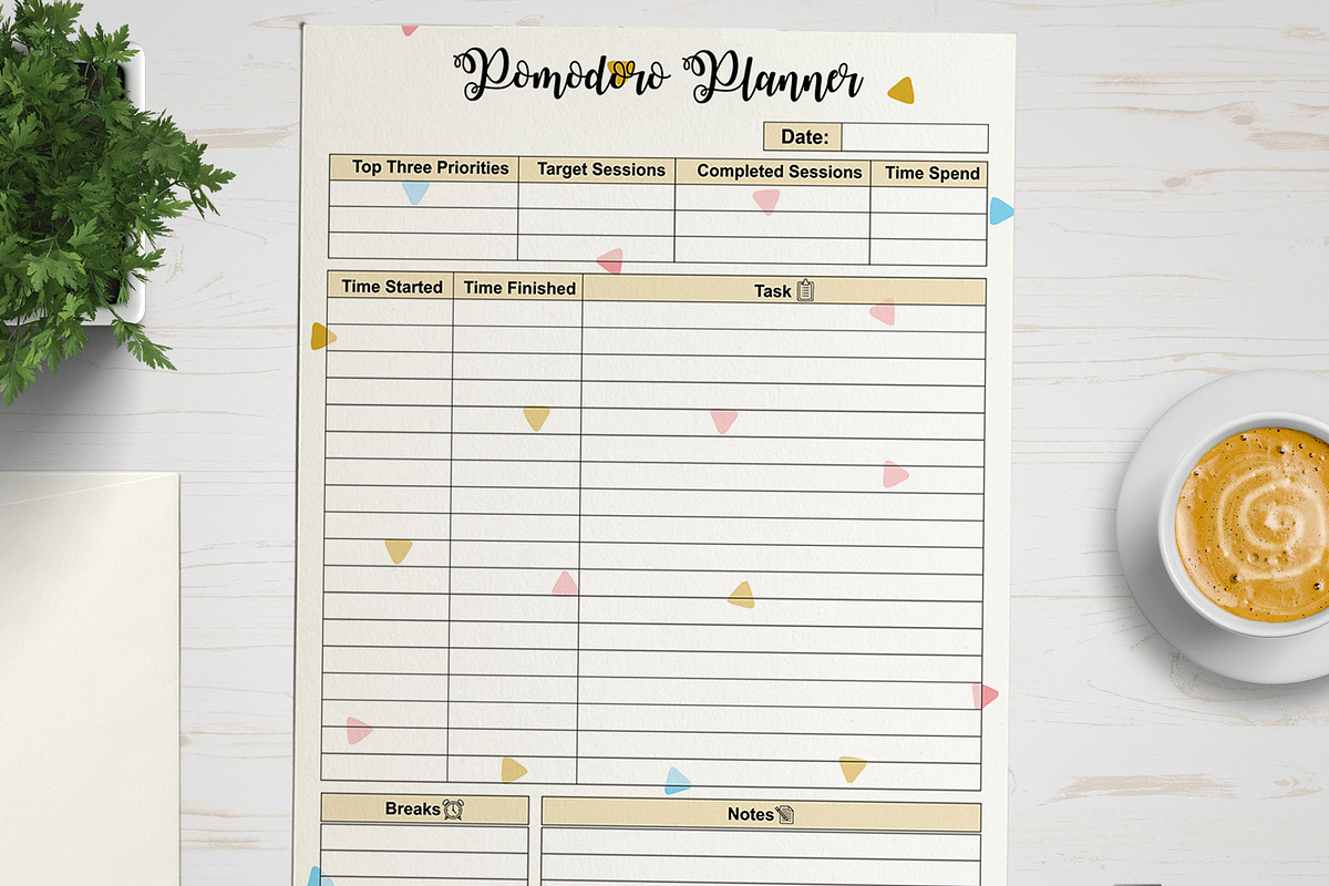 Pomodoro Planner, a Graphic by Wow Designs (Photo 2 of 6)