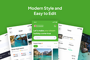 Suntrip - Traveling App UI Kit, an UI Kit Template by Kawalan Studio (Thumbnail 3 of 6)