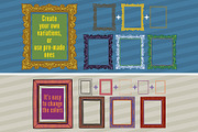 Hand-Drawn Customizable Frames, an Illustration by edfredned (Thumbnail 5 of 7)