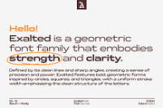 Exalted Wide, a Sans Serif Font by Zafara Studios (Thumbnail 2 of 12)
