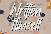 Written by Himself - Brush Display, a Font by Gassstype (Thumbnail 1 of 8)