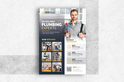 Plumbing Handyman Flyer, a Flyer Template by GraphicsBurg (Thumbnail 1 of 4)