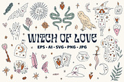 Witch of Love Bundle, an Object Illustration by Annie Konst (Thumbnail 1 of 15)