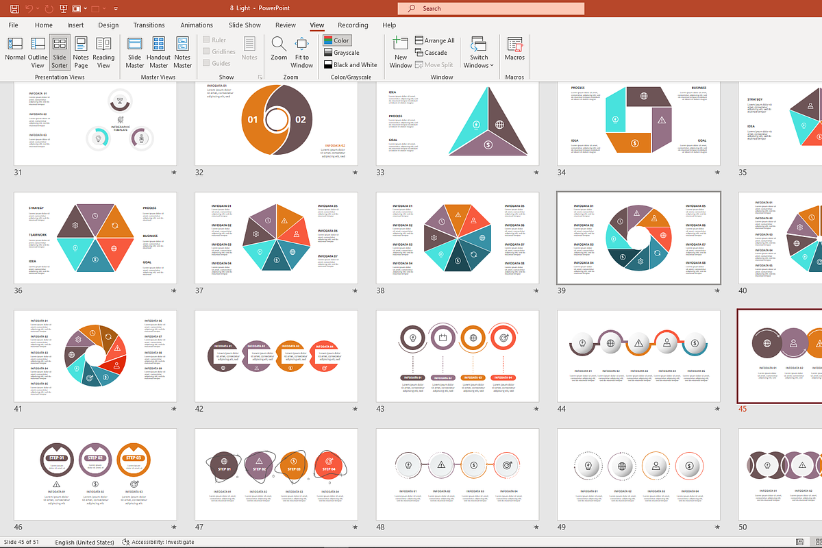 Impact Animated Template PowerPoint, a Presentation Template by Infographics project (Photo 5 of 13)