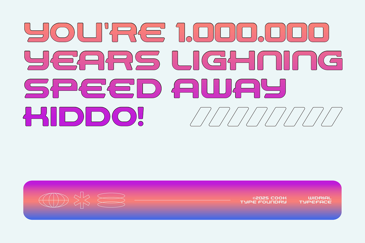 Widrial, a Sans Serif Font by graphicook (Photo 9 of 10)