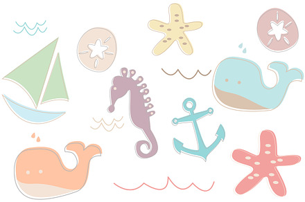 Nautical Beach Critters
