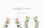 Jungle floral clipart, a Decorative Illustration by heyiamalice (Thumbnail 4 of 10)