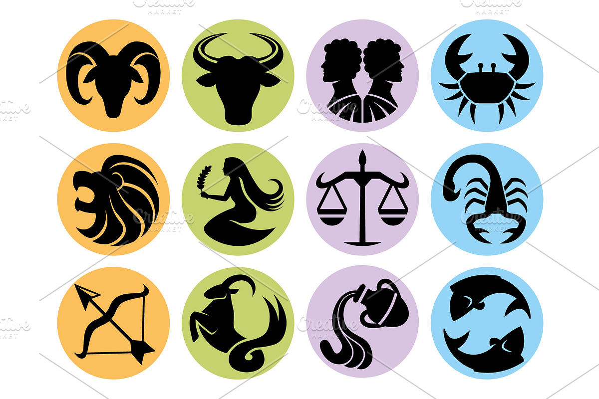 Vector Horoscope Icons, an Emoji Icon by Andres M Rodriguez (Photo 2 of 3)