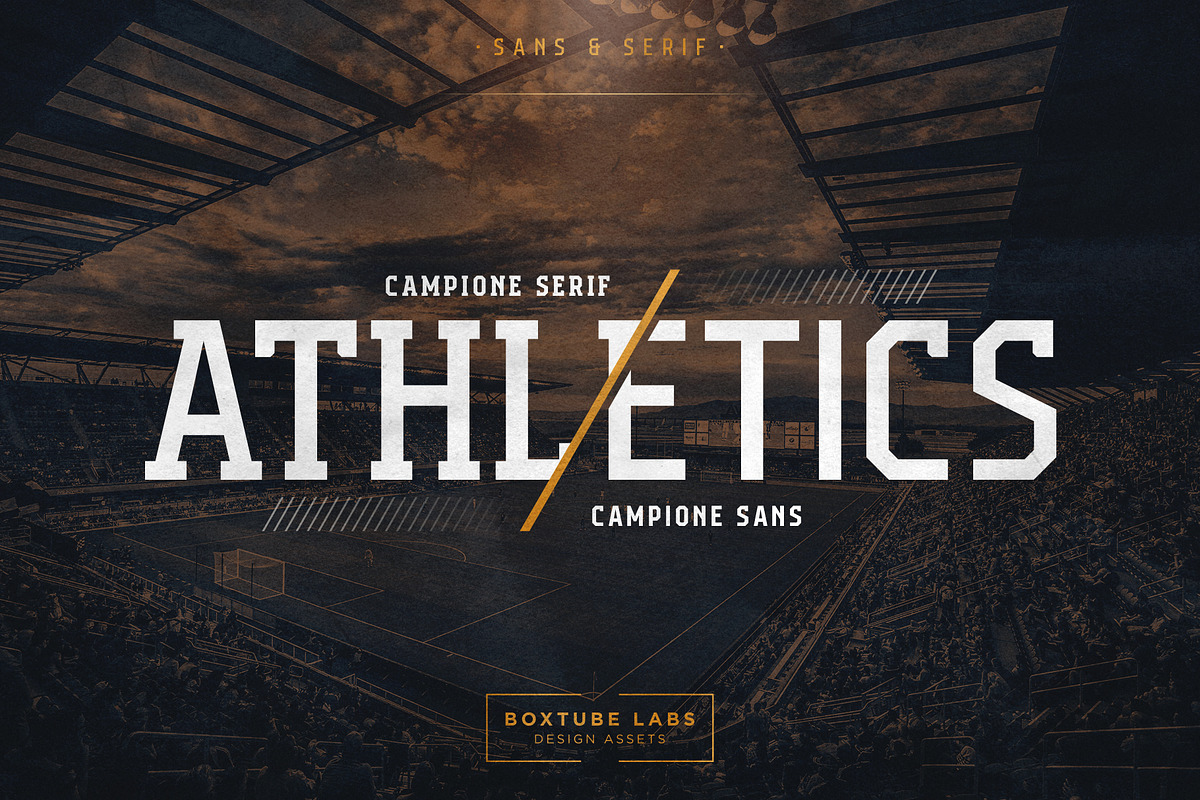 Campione Neue - Display Font, a Slab Serif Font by BoxTube Labs (Photo 4 of 7)
