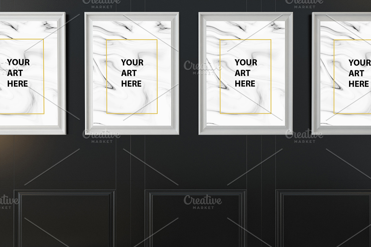 Set of 4 Mockups Frame, a Product Mockup by Milan Mockup (Photo 3 of 6)