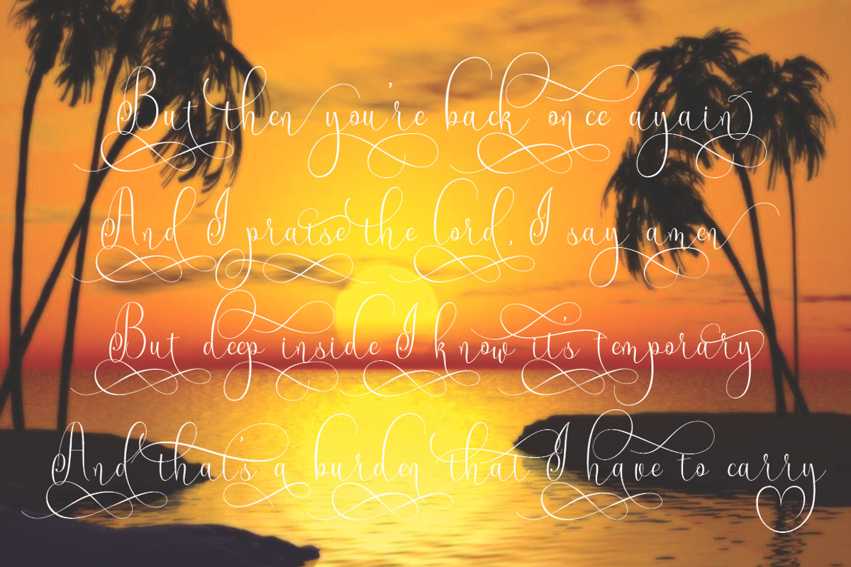 dandangna, a Script Font by NaldyStudio (Photo 6 of 7)