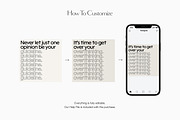 CANVA PS Instagram Quotes Posts, a Social Media Template by Love Radiation Studio (Thumbnail 10 of 16)