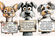 Woof, Wags and Witty Remarks, an Animal Illustration by PrintHaven Designs (Thumbnail 8 of 10)