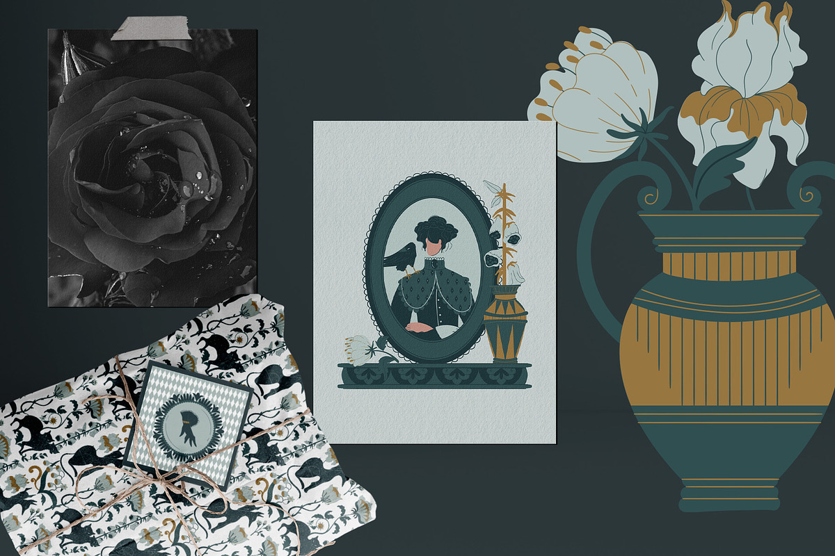 Gothic picnic, a Person Illustration by Vector Mystery (Photo 2 of 12)