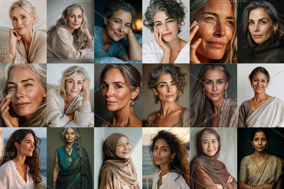 Ageless Beauty Mature Women Photos, a Person Photo by HipFonts (Photo 8 of 9)