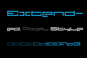 F Pixel - Typeface Family 15 Styles, a Sans Serif Font by Fontsphere (Thumbnail 7 of 9)