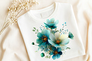 Watercolor Wildflower Clipart, an Illustration by GatewayDesign (Thumbnail 5 of 5)