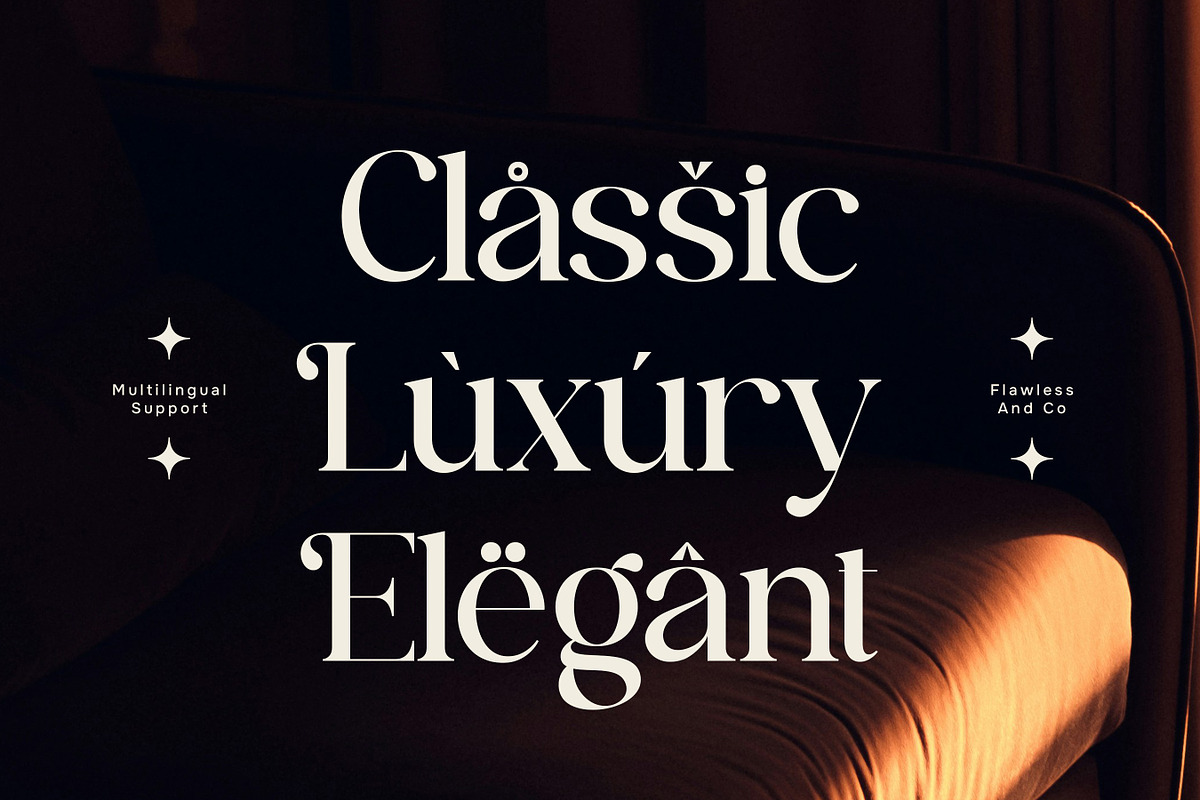 Luxoria - Classy Retro Serif Font, a Serif Font by Flawless And Co (Photo 10 of 10)