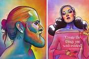 Watercolour Portrait Brush Set, a Brush Add-On by idahayart (Thumbnail 7 of 7)