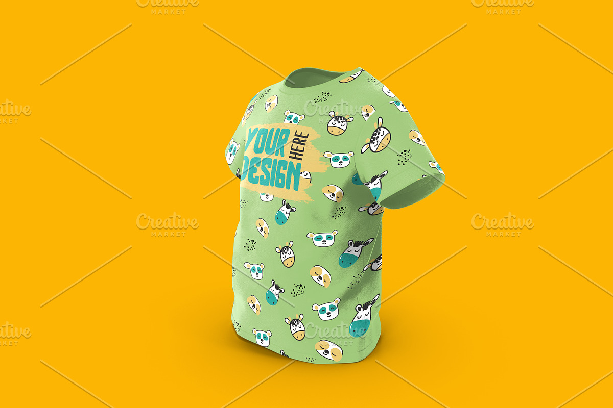 Teen's or Kid's T-shirt Mockup, a Shirt Mockup by Aprndy85 (Photo 2 of 3)