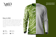 Long Sleeve Jersey Set Mockup, a Shirt Mockup by Mildstudio (Thumbnail 3 of 9)