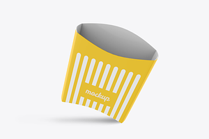 French Fries Box Mockup