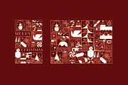 Mosaic Christmas Icon Collection, a Seasonal Illustration by Anna (Thumbnail 4 of 12)