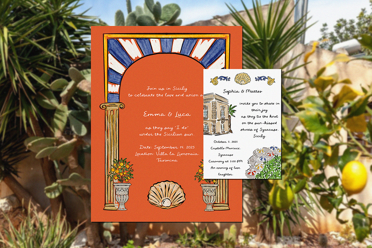 Italian Summer Watercolor Clipart, an Object Illustration by Teresa Art Store (Photo 5 of 10)