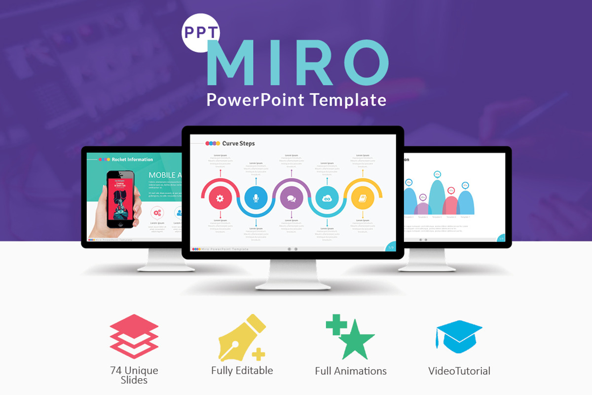 Miro , PowerPoint Template, a Presentation Template by MeemSlide (Photo 2 of 2)