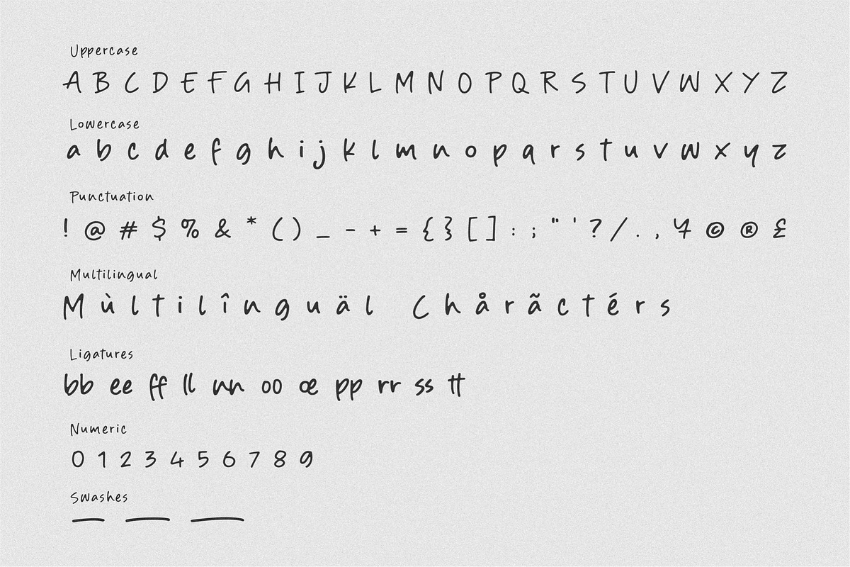 Franklin Notes Handwritten Font, a Script Font by Letteralle Studios (Photo 7 of 9)