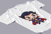 Chibi Superhero Vector Bundle, a Person Illustration by FancyDesignStudio (Thumbnail 6 of 7)
