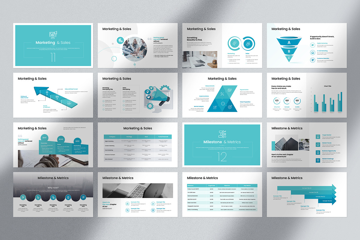 Business Plan Presentation Template, a Presentation Template by GoldenPixelStudio (Photo 13 of 20)