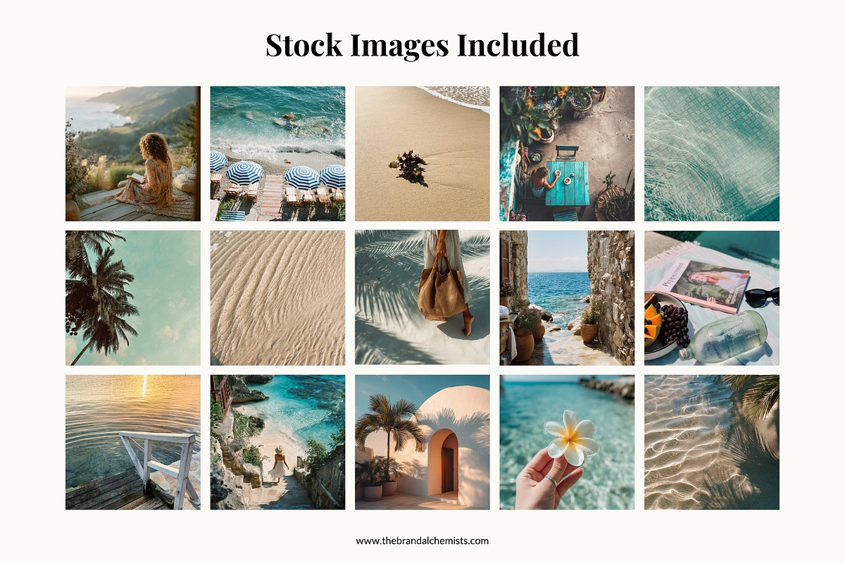 Island Dreaming Instagram Templates, a Social Media Template by The Brand Alchemists (Photo 8 of 13)