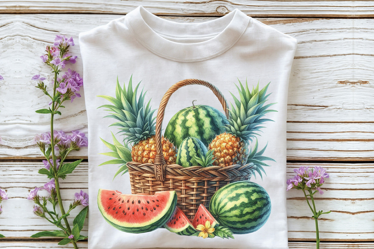 Hello Summer Juicy Watermelon, an Illustration by CraftArtStudio (Photo 3 of 6)