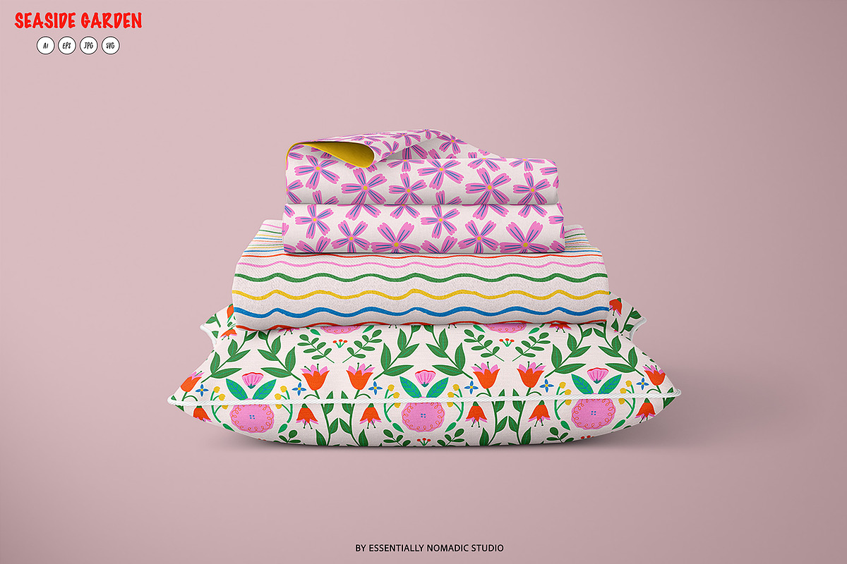 Seaside Garden Summer Patterns, a Pattern Graphic by Essentially Nomadic (Photo 4 of 11)