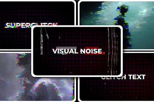 Glitch Text Trailer After Effect