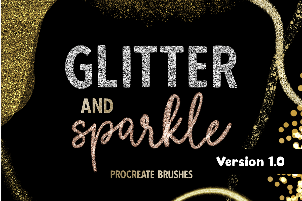 Glitter & Sparkle 1.0 for Procreate, a Brush Add-On by Design av MAD (Photo 1 of 10)
